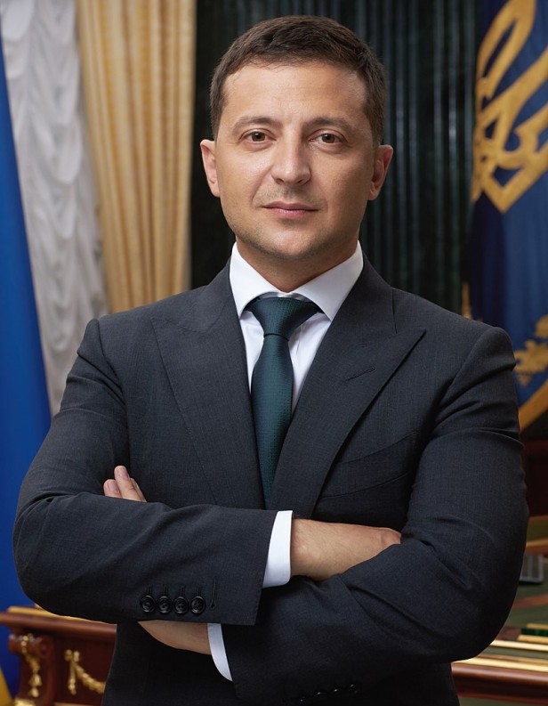Ukrainan presidentti Zelensky.